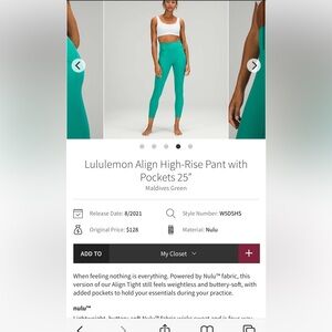 Lululemon align leggings